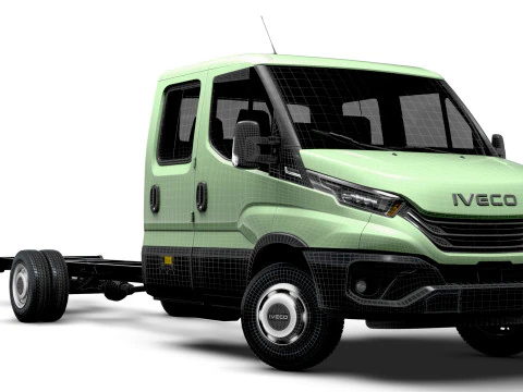 Iveco Daily Double Cab L6 Fahrgestell 2026 3D Modell