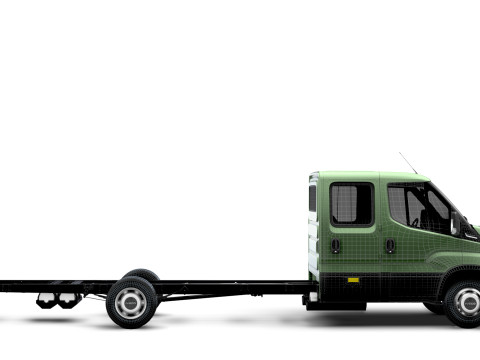 Iveco Daily Doble Cabina L6 Chasis 2026 Modelo 3D