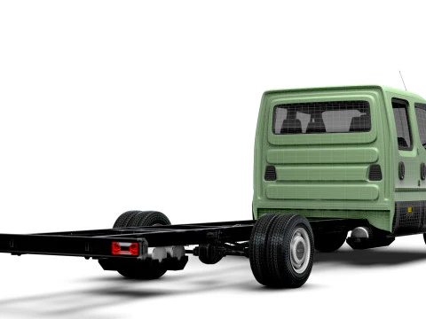 Iveco Daily Double Cab L6 Fahrgestell 2026 3D Modell