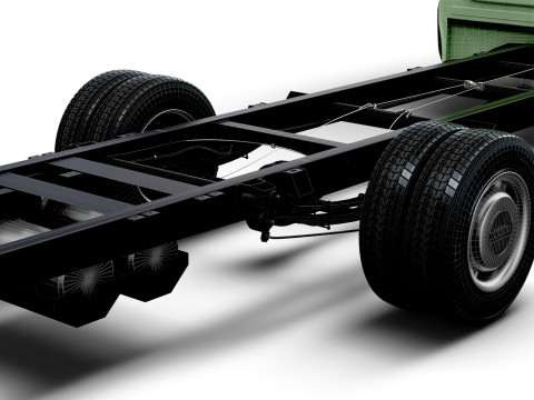 Iveco Daily Doble Cabina L6 Chasis 2026 Modelo 3D