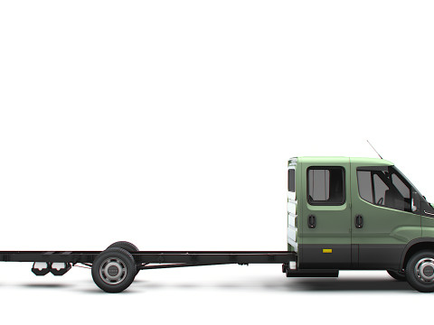Iveco Daily Double Cabine L7 Châssis 2026 Modèle 3D
