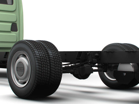 Iveco Daily Double Cabine L7 Châssis 2026 Modèle 3D