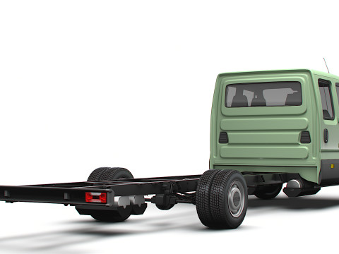 Iveco Daily Double Cabine L7 Châssis 2026 Modèle 3D