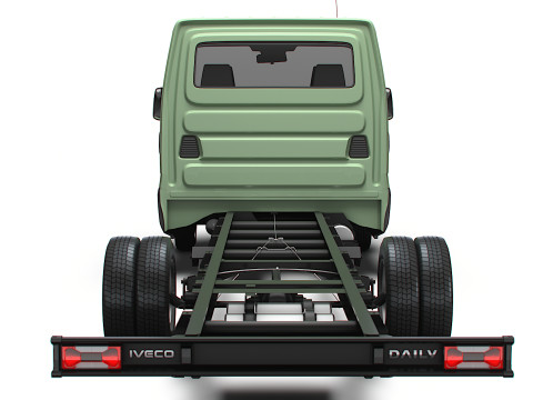 Iveco Daily Double Cabine L7 Châssis 2026 Modèle 3D