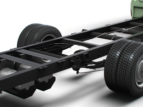 Iveco Daily Double Cabine L7 Châssis 2026 Modèle 3D