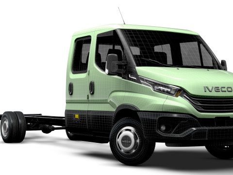 Iveco Daily Double Cabine L7 Châssis 2026 Modèle 3D