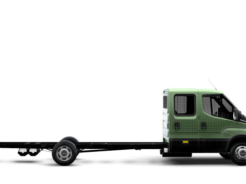 Iveco Daily Double Cabine L7 Châssis 2026 Modèle 3D