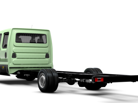 Iveco Daily Double Cabine L7 Châssis 2026 Modèle 3D