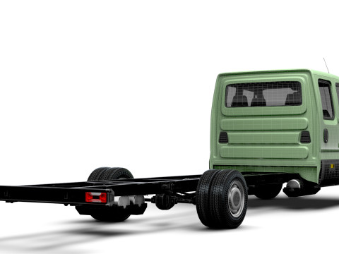 Iveco Daily Double Cabine L7 Châssis 2026 Modèle 3D