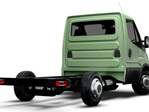 Iveco Daily Single Cab L1 Chassis 2026 3D Model