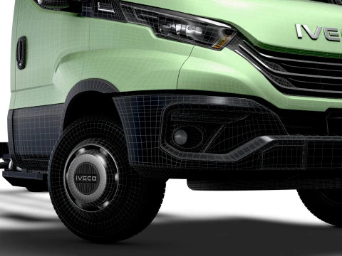 Iveco Daily Single Cab L2-chassis 2026 3D Model