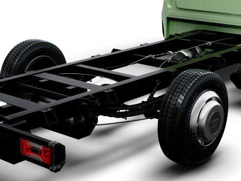 Podwozie Iveco Daily z pojedynczą kabiną L3 2026 Model 3D