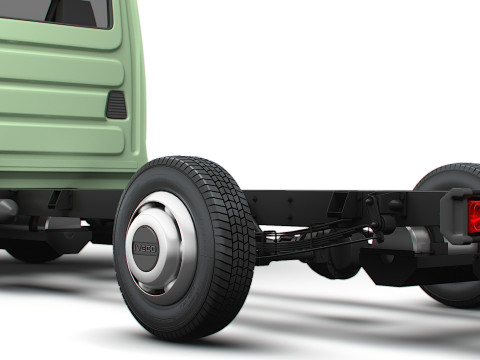 Iveco Daily Single Cab L4-chassis 2026 3D Model