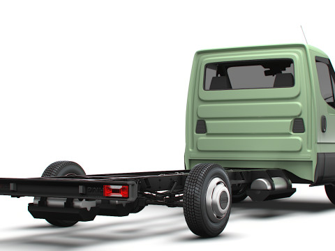 Iveco Daily Single Cab L4-chassis 2026 3D Model
