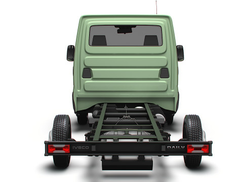 Iveco Daily Single Cab L4-chassis 2026 3D Model