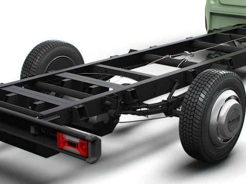 Iveco Daily Single Cab L4-chassis 2026 3D Model