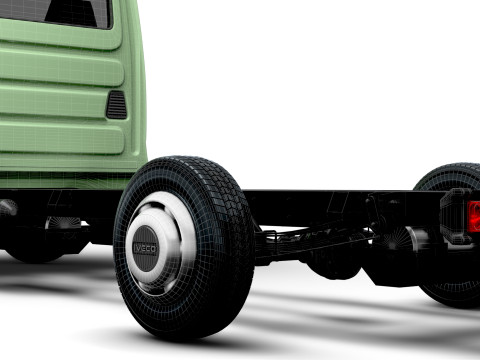 Iveco Daily Single Cab L4-chassis 2026 3D Model