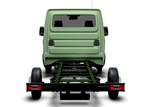 Iveco Daily Single Cab L4-chassis 2026 3D Model
