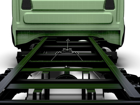 Iveco Daily Single Cab L4-chassis 2026 3D Model