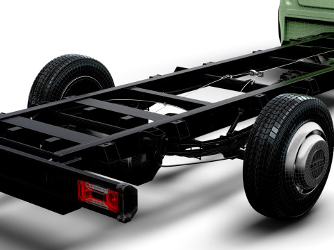 Iveco Daily Single Cab L4-chassis 2026 3D Model