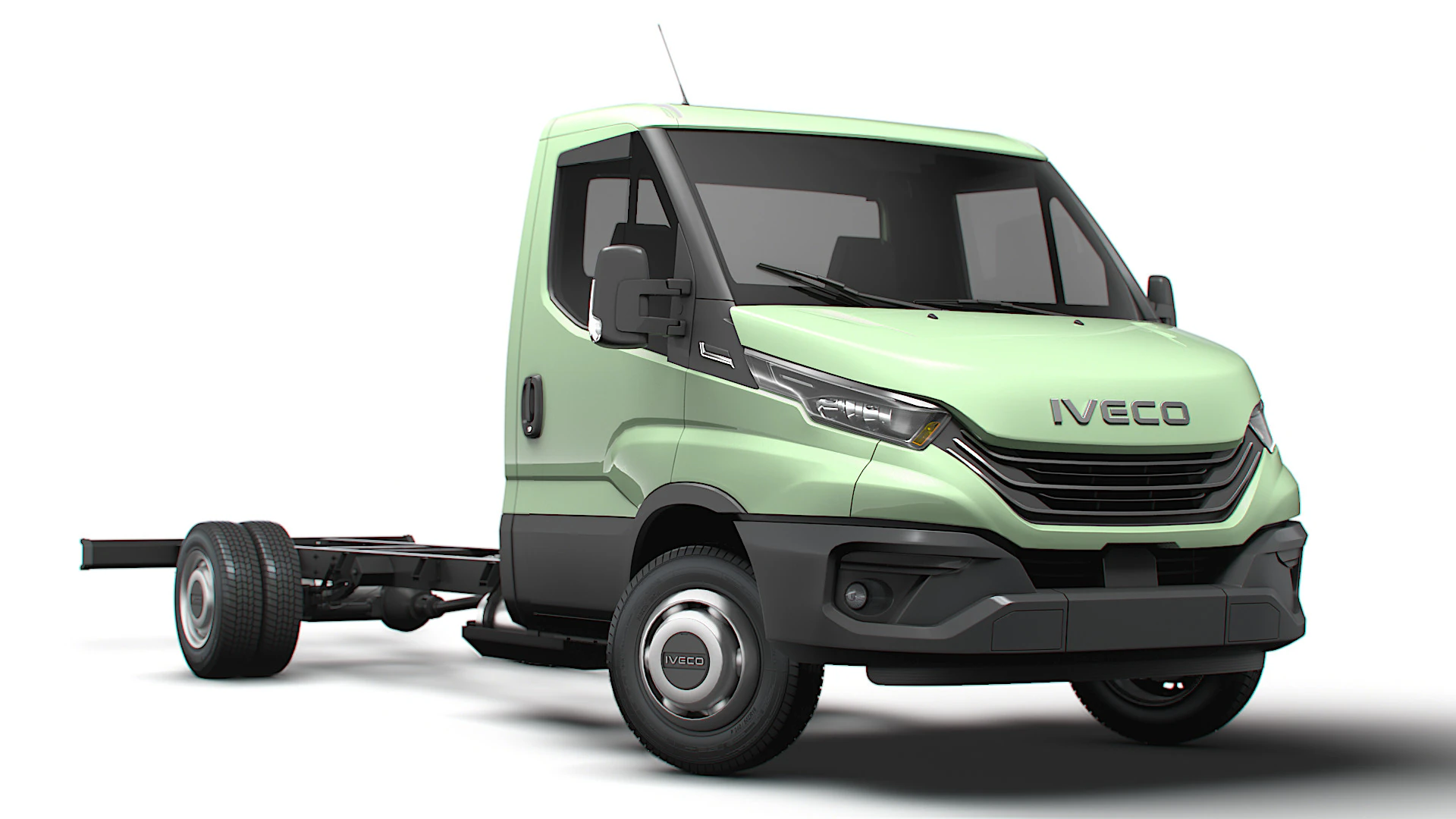 Iveco Daily Single Cab L5 Chassis 2026 3D Model .c4d .max .obj .3ds .fbx .stl .blend 