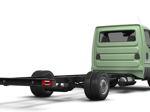 Iveco Daily Single Cab L5 Chassis 2026 3D Model