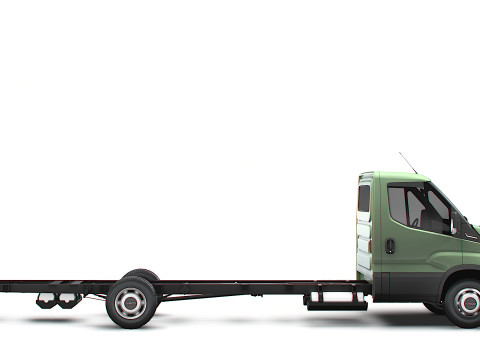 Iveco Daily Cabina Simple L6 Chasis 2026 Modelo 3D