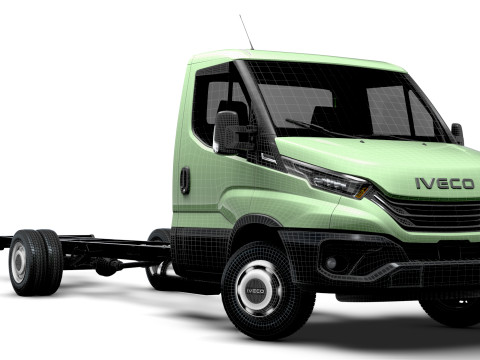 Iveco Daily Cabina Simple L6 Chasis 2026 Modelo 3D