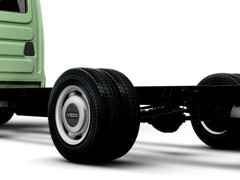 Iveco Daily Cabina Simple L6 Chasis 2026 Modelo 3D