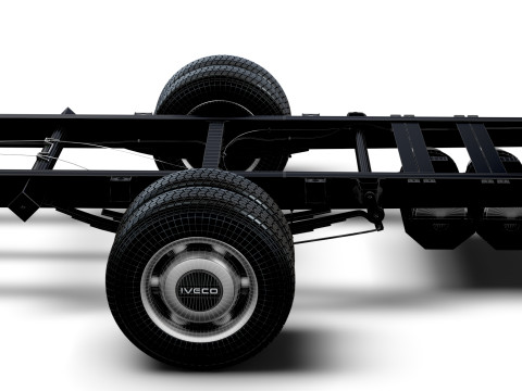 Iveco Daily Cabina Simple L6 Chasis 2026 Modelo 3D