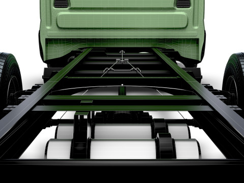 Iveco Daily Cabina Simple L6 Chasis 2026 Modelo 3D