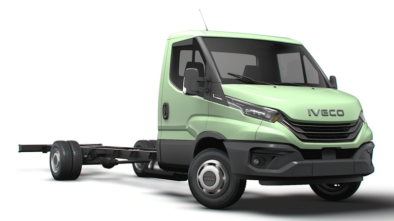 Iveco Daily Cabina Simple L7 Chasis 2026 Modelo 3D .c4d .max .obj .3ds .fbx .stl .blend