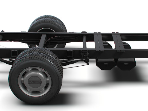 Iveco Daily Cabina Simple L7 Chasis 2026 Modelo 3D