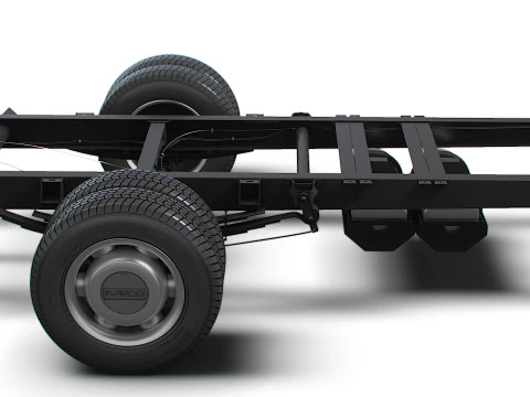 Iveco Daily Single Cab L7 Chassis 2026 3D Model