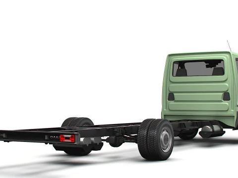 Iveco Daily Single Cab L7 Chassis 2026 3D Model