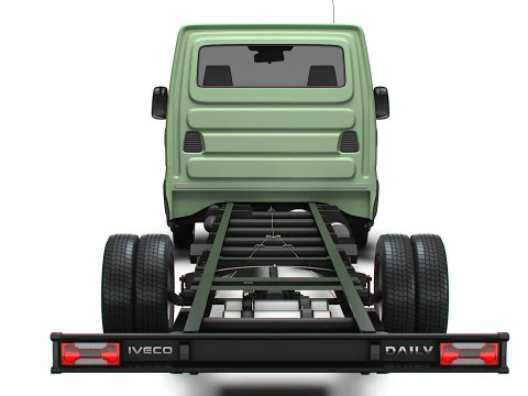 Iveco Daily Single Cab L7 Chassis 2026 3D Model