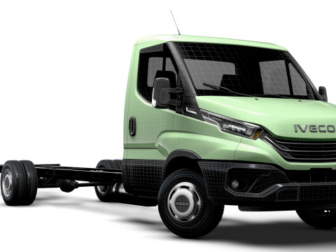 Iveco Daily Cabina Simple L7 Chasis 2026 Modelo 3D