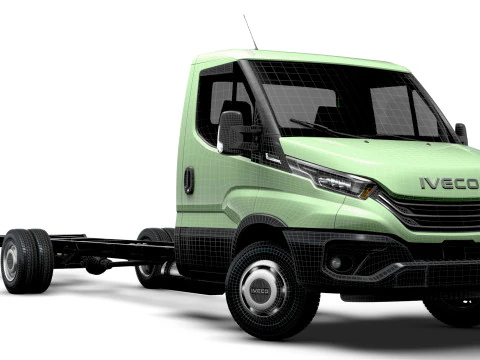Iveco Daily Single Cab L7 Chassis 2026 3D Model