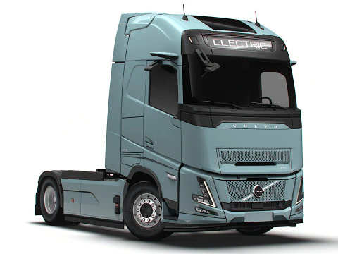 Volvo FH Aero Electric 4x2 Tractor 2026 3D Модель