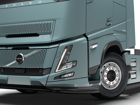 वोल्वो एफएच एयरो इलेक्ट्रिक 4x2 ट्रैक्टर 2026 3D मॉडल