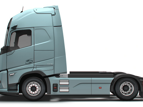 वोल्वो एफएच एयरो इलेक्ट्रिक 4x2 ट्रैक्टर 2026 3D मॉडल