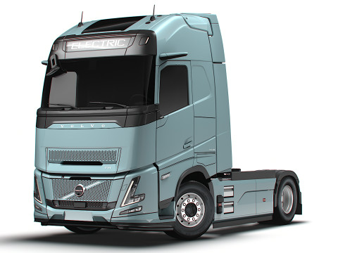 वोल्वो एफएच एयरो इलेक्ट्रिक 4x2 ट्रैक्टर 2026 3D मॉडल