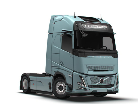 वोल्वो एफएच एयरो इलेक्ट्रिक 4x2 ट्रैक्टर 2026 3D मॉडल