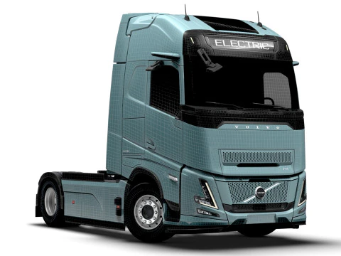 Volvo FH Aero Electric 4x2 Tractor 2026 3D Model