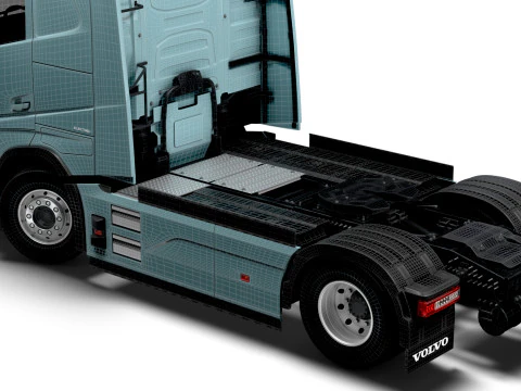 Volvo FH Aero Electric 4x2 Tractor 2026 3D Model