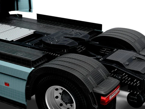 Volvo FH Aero Electric 4x2 Tractor 2026 3D Model
