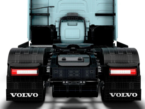 Volvo FH Aero Electric 4x2 Tractor 2026 3D Model