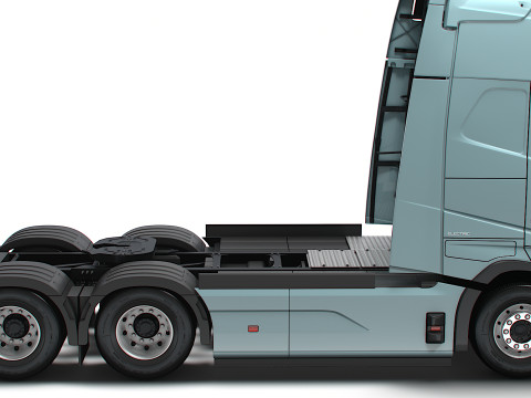 Ciągnik elektryczny Volvo FH Aero 6x2 2026 Model 3D