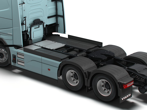 Ciągnik elektryczny Volvo FH Aero 6x2 2026 Model 3D