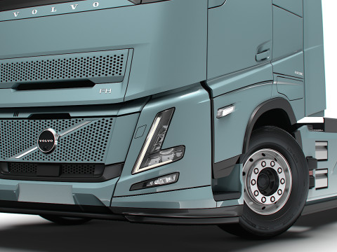 Ciągnik elektryczny Volvo FH Aero 6x2 2026 Model 3D